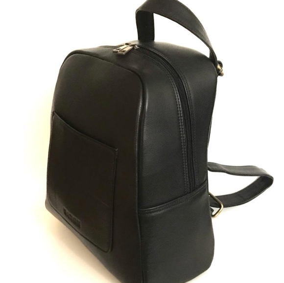 Black Leather Backpack Brand New never used.